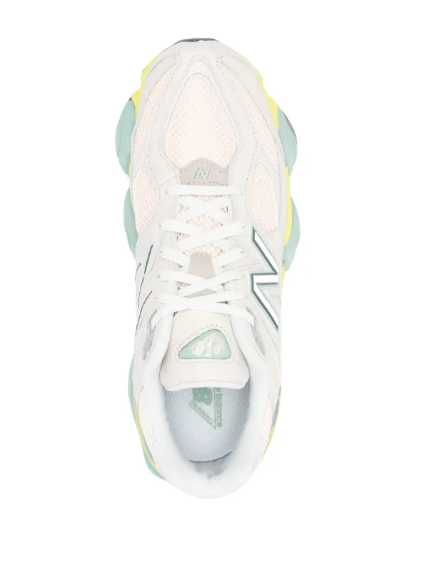 New balance colour block trainers shop