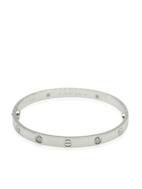 Cartier pre-owned 18kt white gold Love bracelet