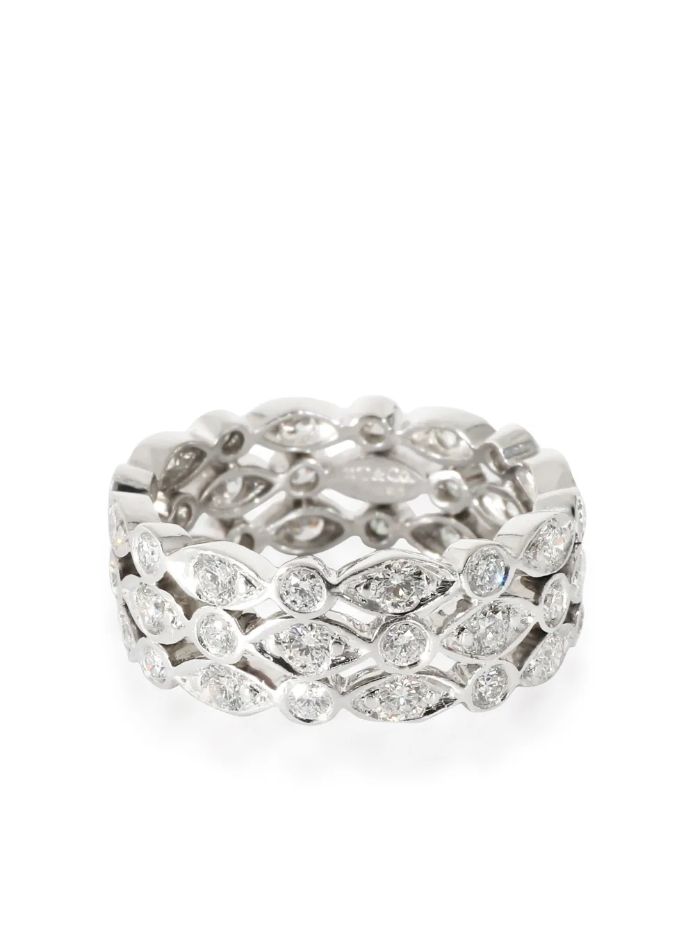 Tiffany & Co. Pre-Owned platinum Jazz diamond ring | Silver | Image 1