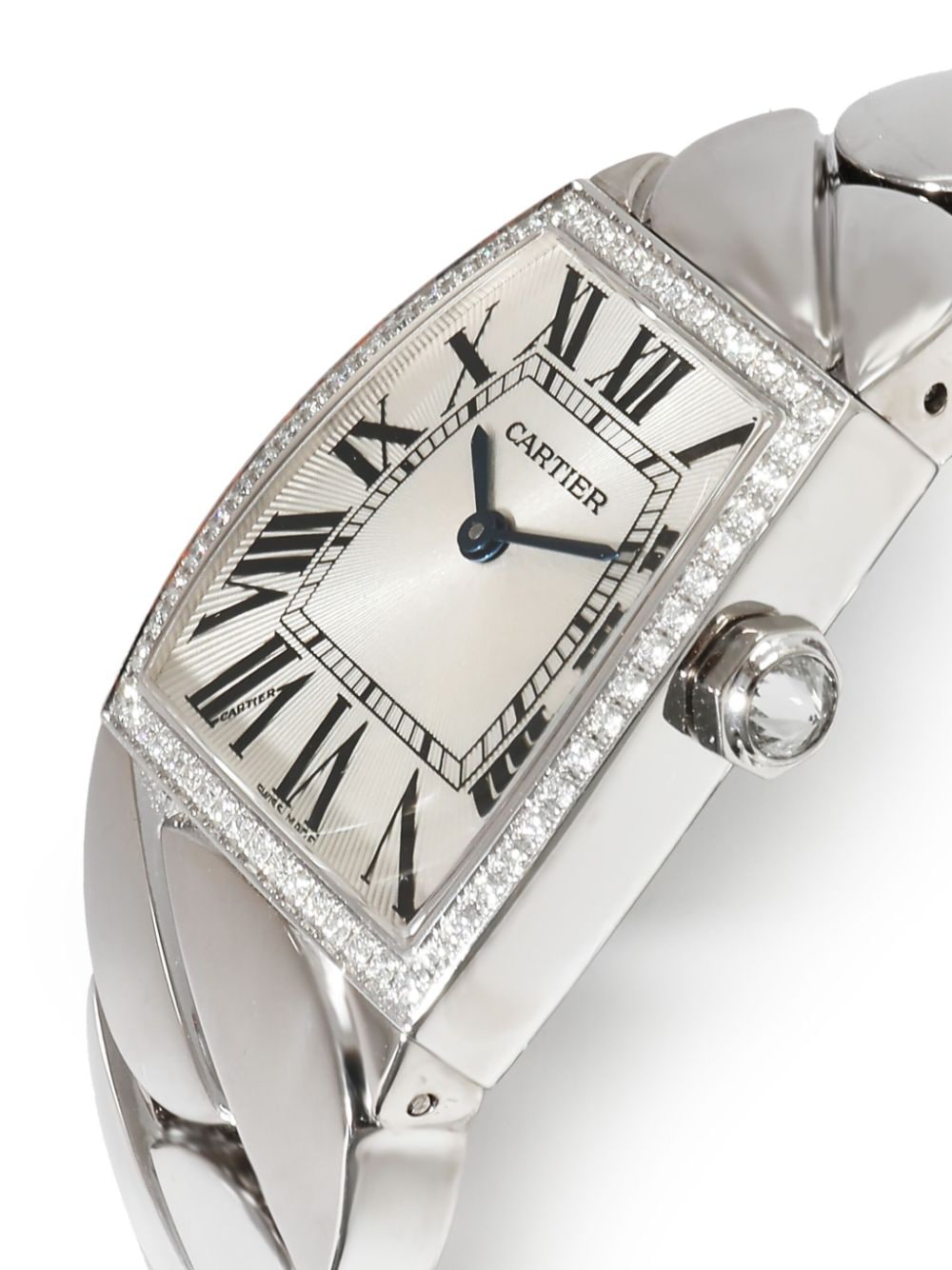 Pre-owned Cartier La Dona 23毫米腕表 （2000-2009年典藏款 ） In Silver