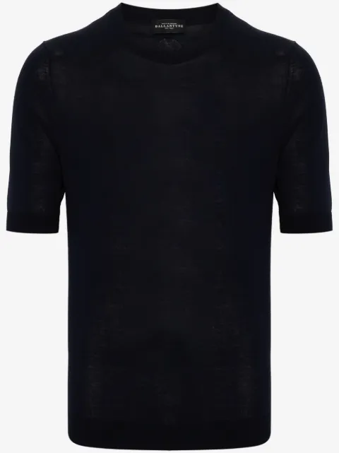 Ballantyne ribbed-trim T-shirt