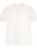 Beaufille Pinta semi-sheer tulle shirt - Neutrals