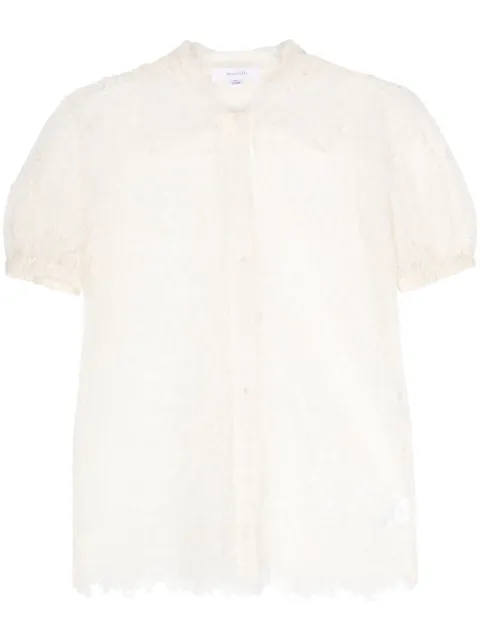 Beaufille Pinta semi-sheer tulle shirt 