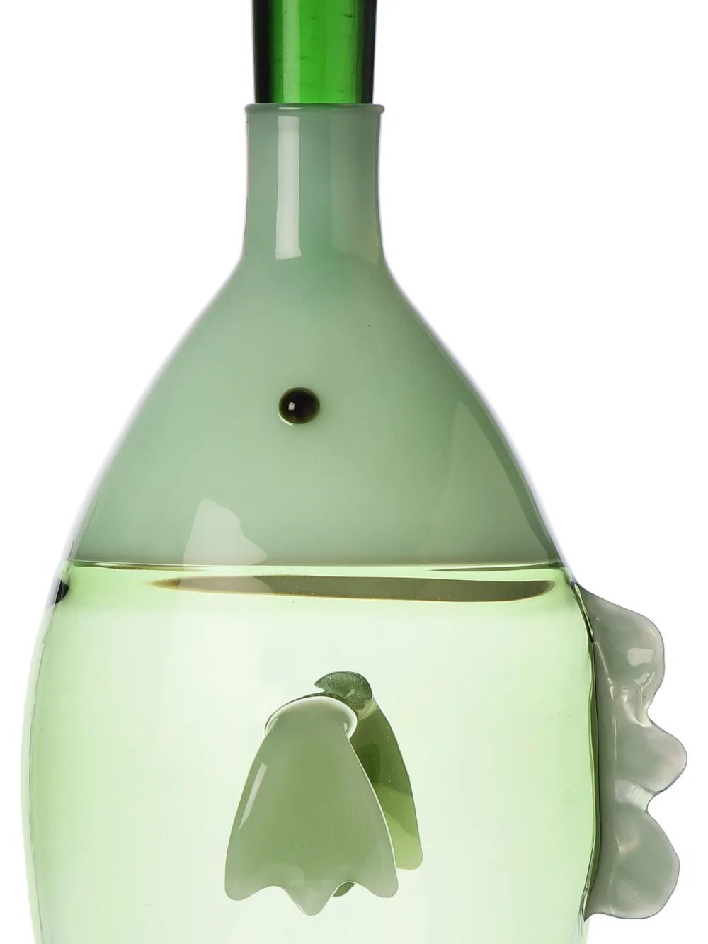 Shop Ichendorf Milano Marine Garden Fish Glass Bottle (900ml) In 绿色