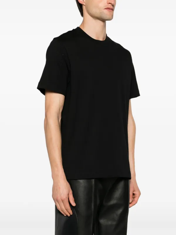 Helmut Lang logo-print Cotton T-shirt | Black | FARFETCH AO