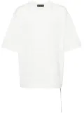 Mastermind Japan logo-jacquard cotton T-shirt - White
