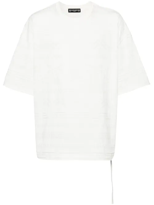 T-shirt en coton à logo jacquard - Mastermind Japan - Modalova