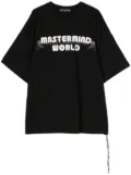 Mastermind World logo-print cotton T-shirt - Black
