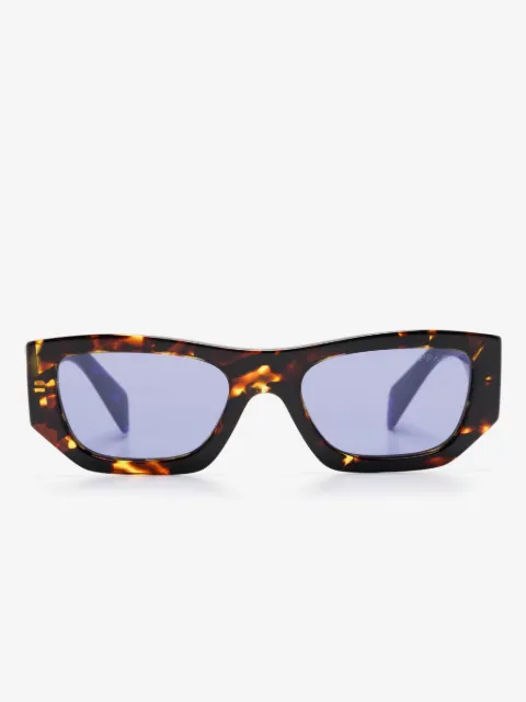 Prada Eyewear солнцезащитные очки в прямоугольной оправе