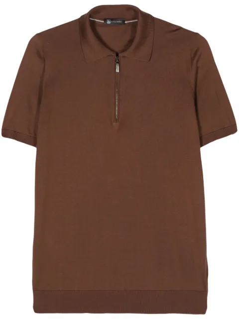 Colombo silk polo shirt 