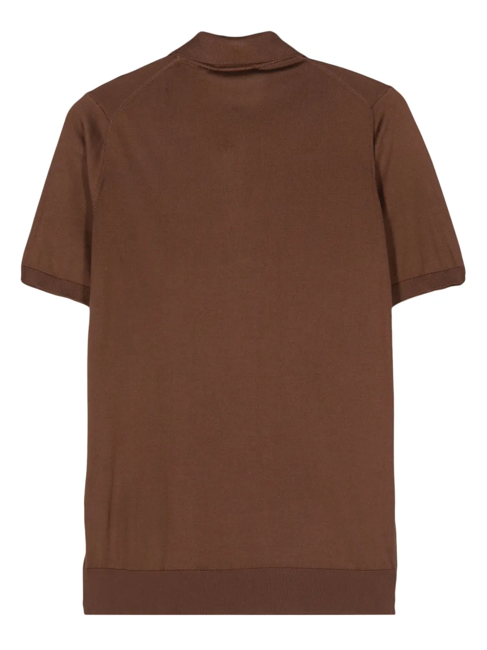 Colombo Zijden poloshirt - Bruin