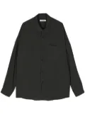 Attachment chest-pocket long-sleeve shirt - Neutrals