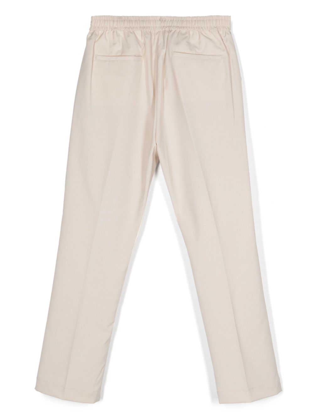 Paolo Pecora Kids elasticated-waistband trousers - Beige