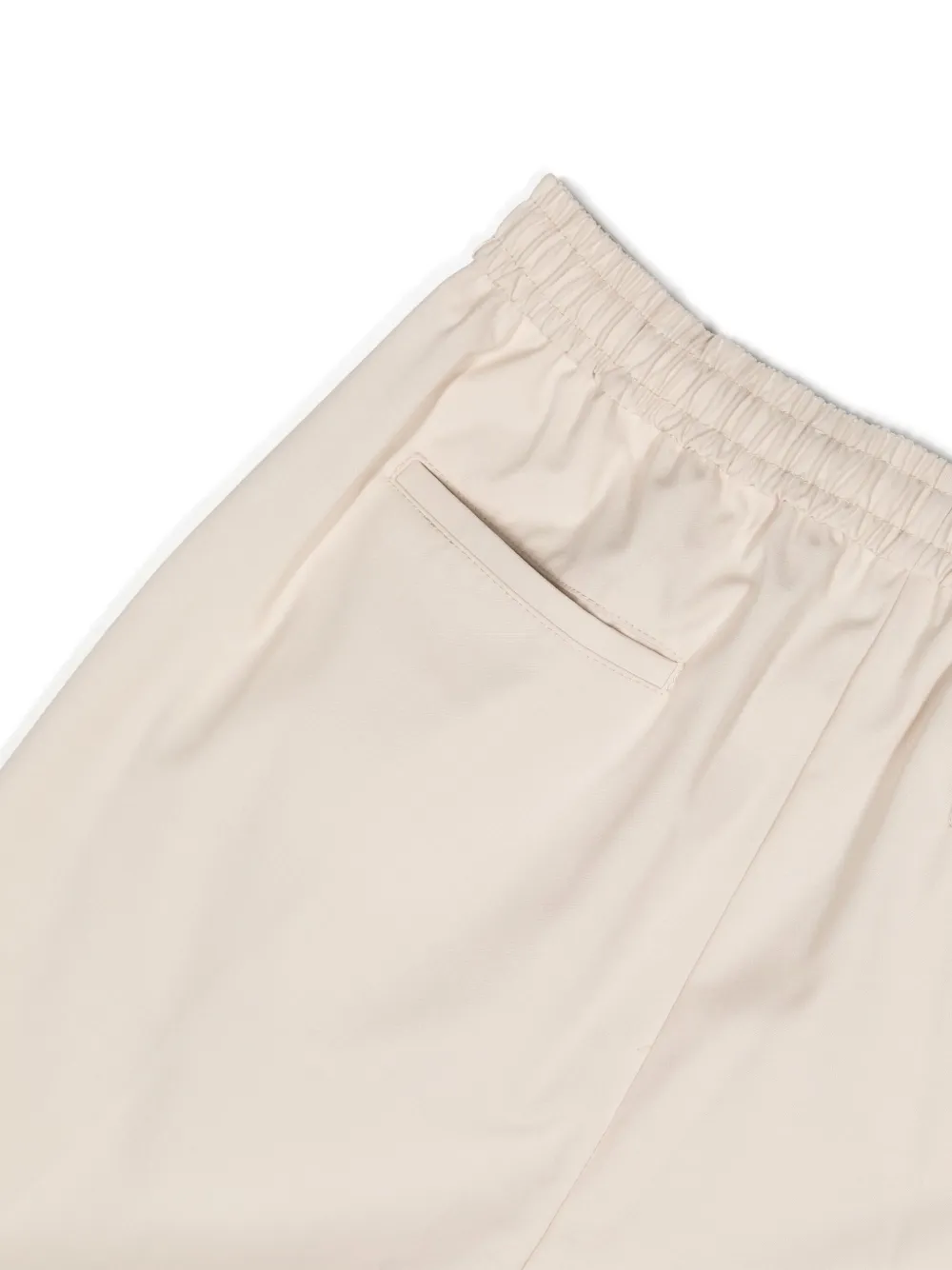 Paolo Pecora Elasticated-waistband Trousers In Neutrals