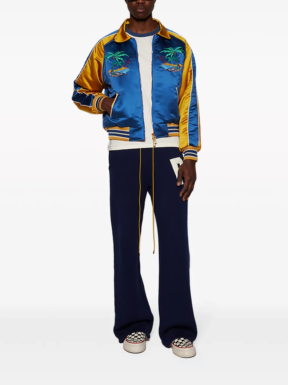 RHUDE Sneakers a quadri | Image 6