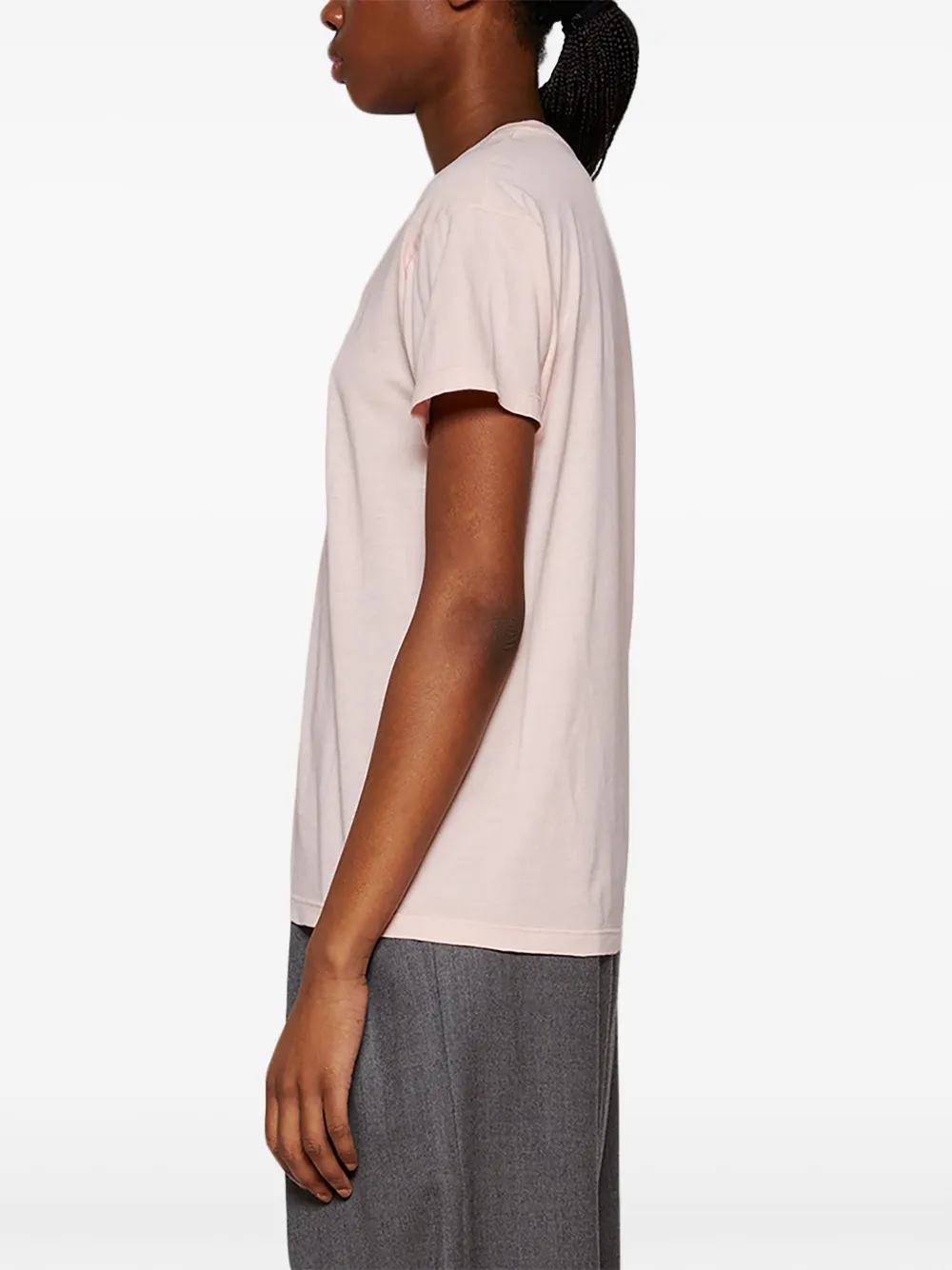 The Row Blaine T-shirt van biologisch katoen Roze