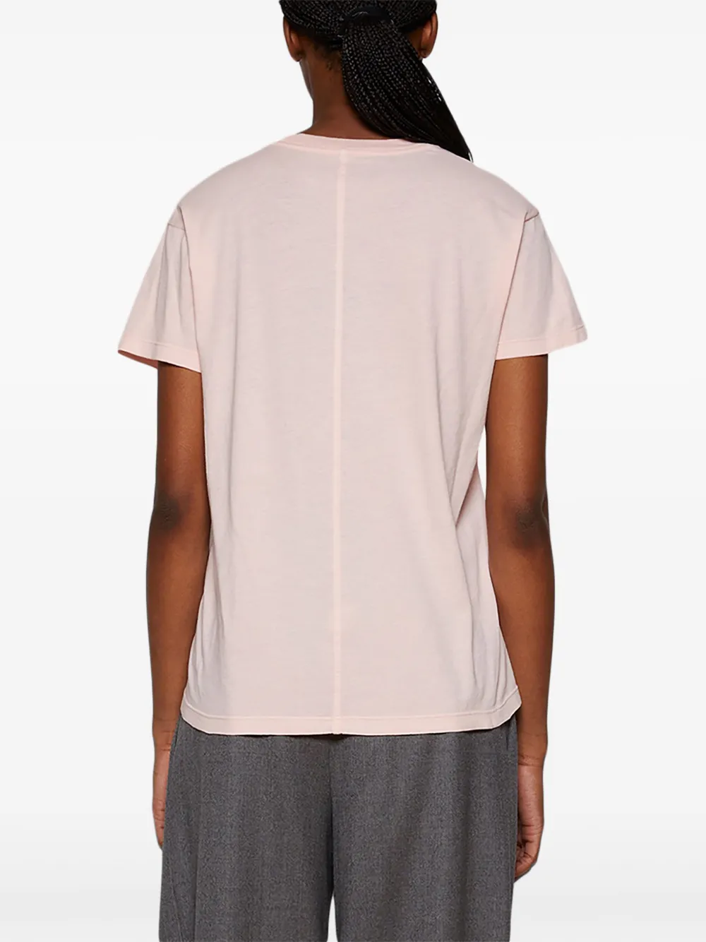 The Row Blaine T-shirt van biologisch katoen Roze