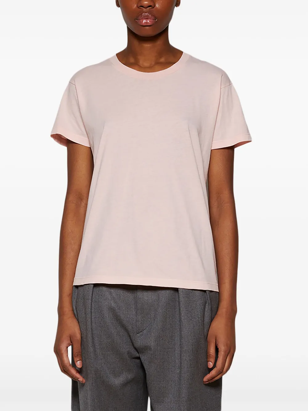 The Row Blaine T-shirt van biologisch katoen Roze