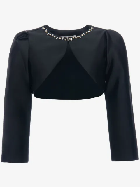 Tulleen veste crop en satin