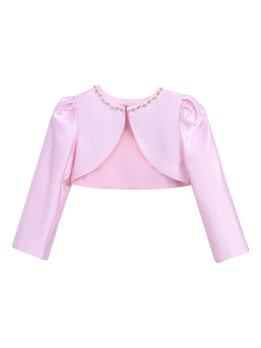 CROPPED SATIN JACKET