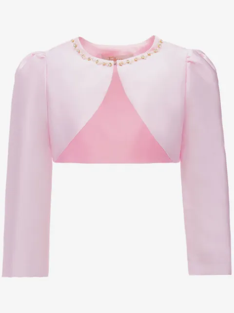 Tulleen veste crop en satin