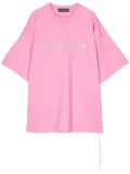 Mastermind World logo-print cotton T-shirt - Pink