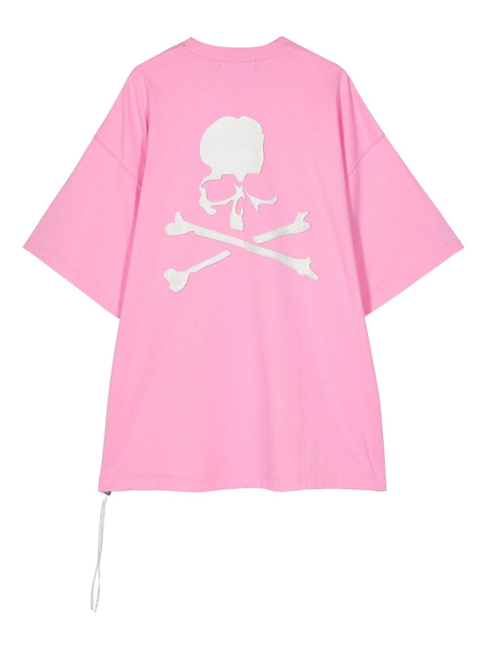 Shop Mastermind Japan Logo-print Cotton T-shirt In 粉色
