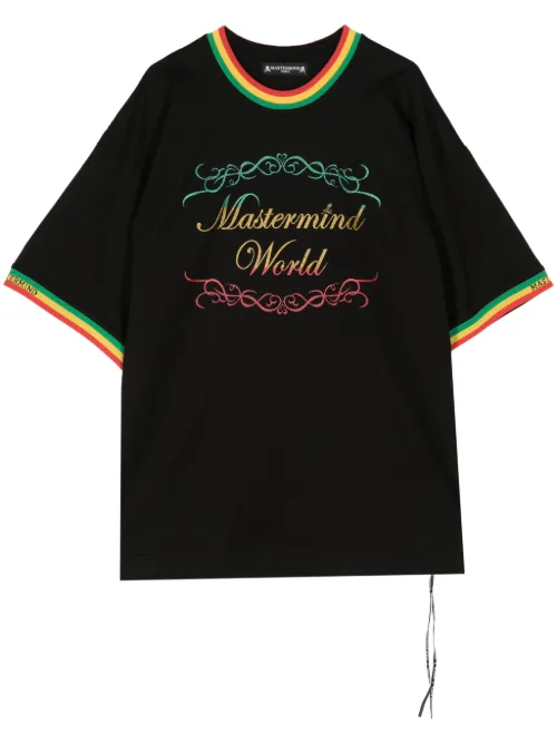 T-shirt en coton Rasta à logo imprimé - Mastermind World - Modalova