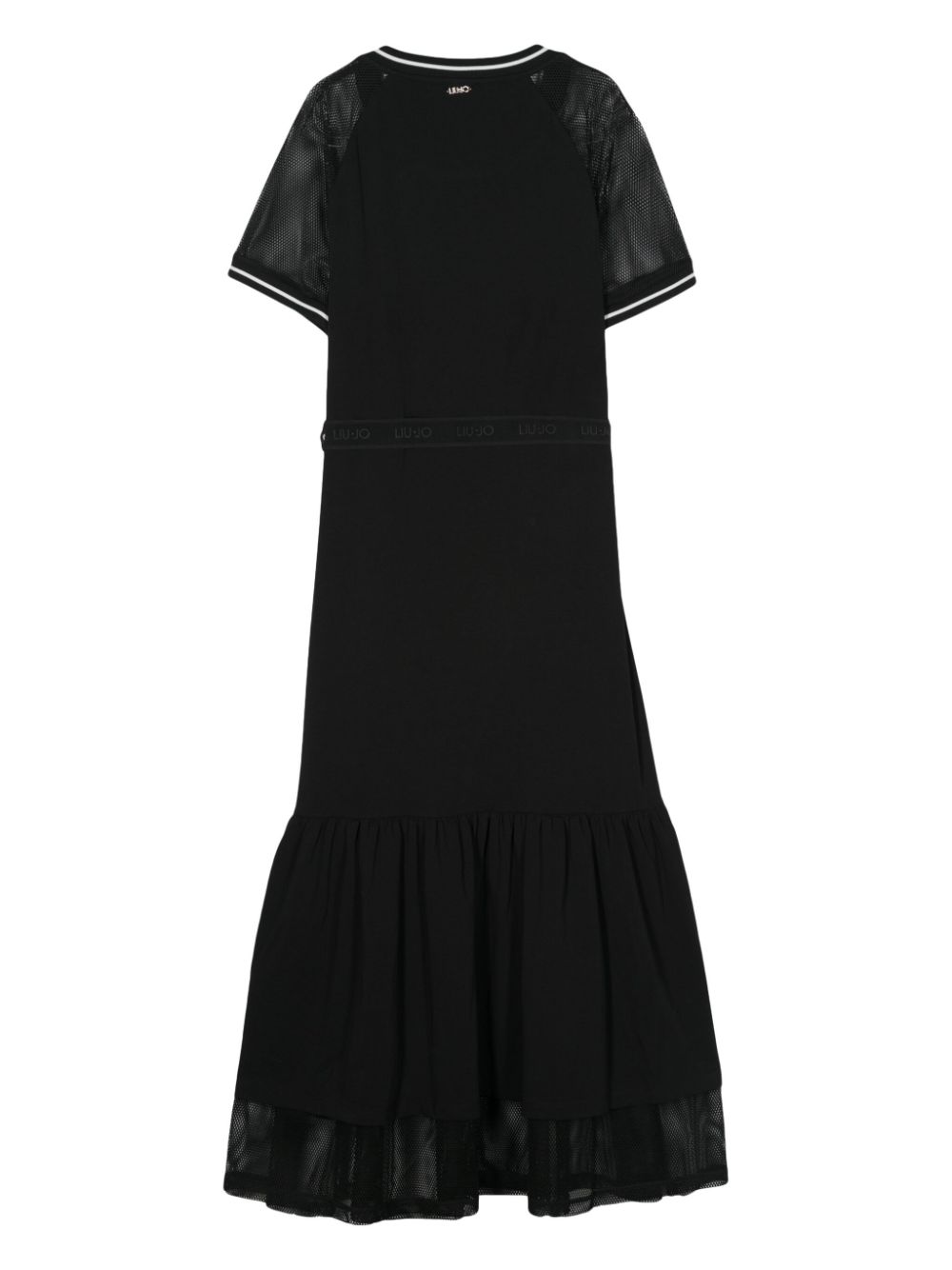 LIU JO Maxi-jurk met mesh Zwart