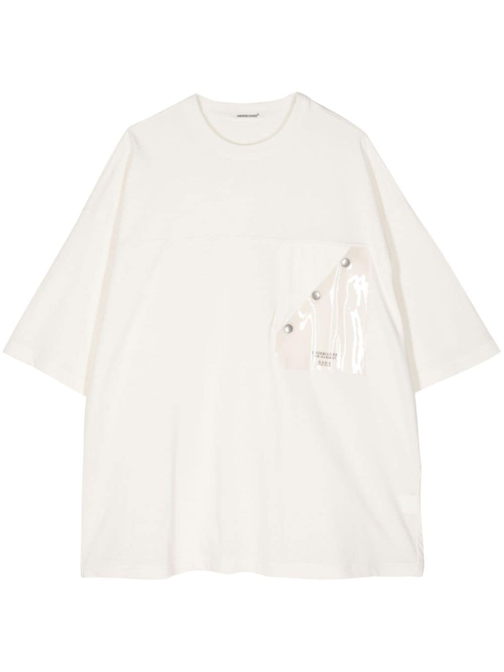 Undercover patch-pocket cotton T-shirt Beige