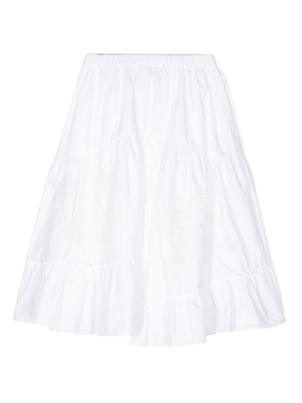 Ermanno Scervino Junior Popeline rok - Wit