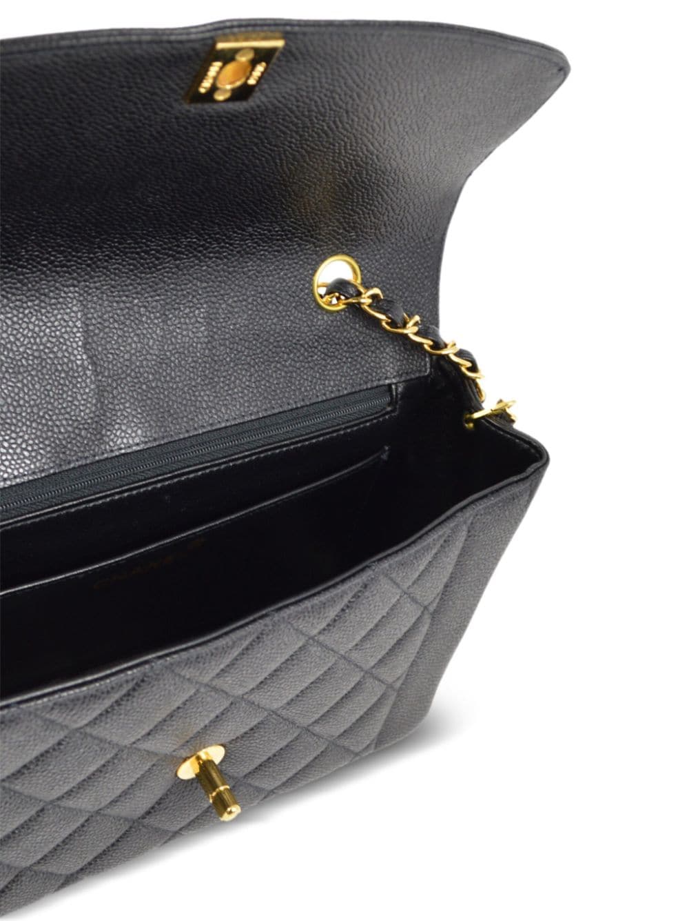 Pre-owned Chanel 1998 Medium Diana Shoulder Bag In Black