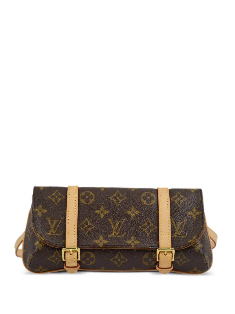 Pre-owned Louis Vuitton 2005 Pochette Marelle Belt Bag In 褐色