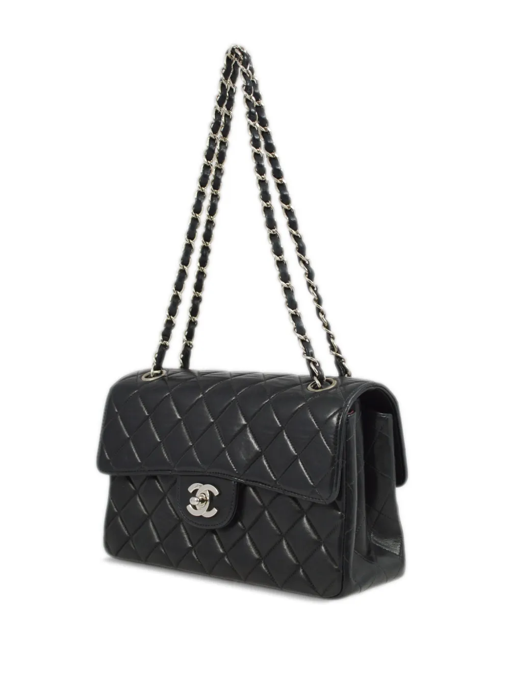 CHANEL Pre-Owned 1997 schoudertas met omslag - Zwart