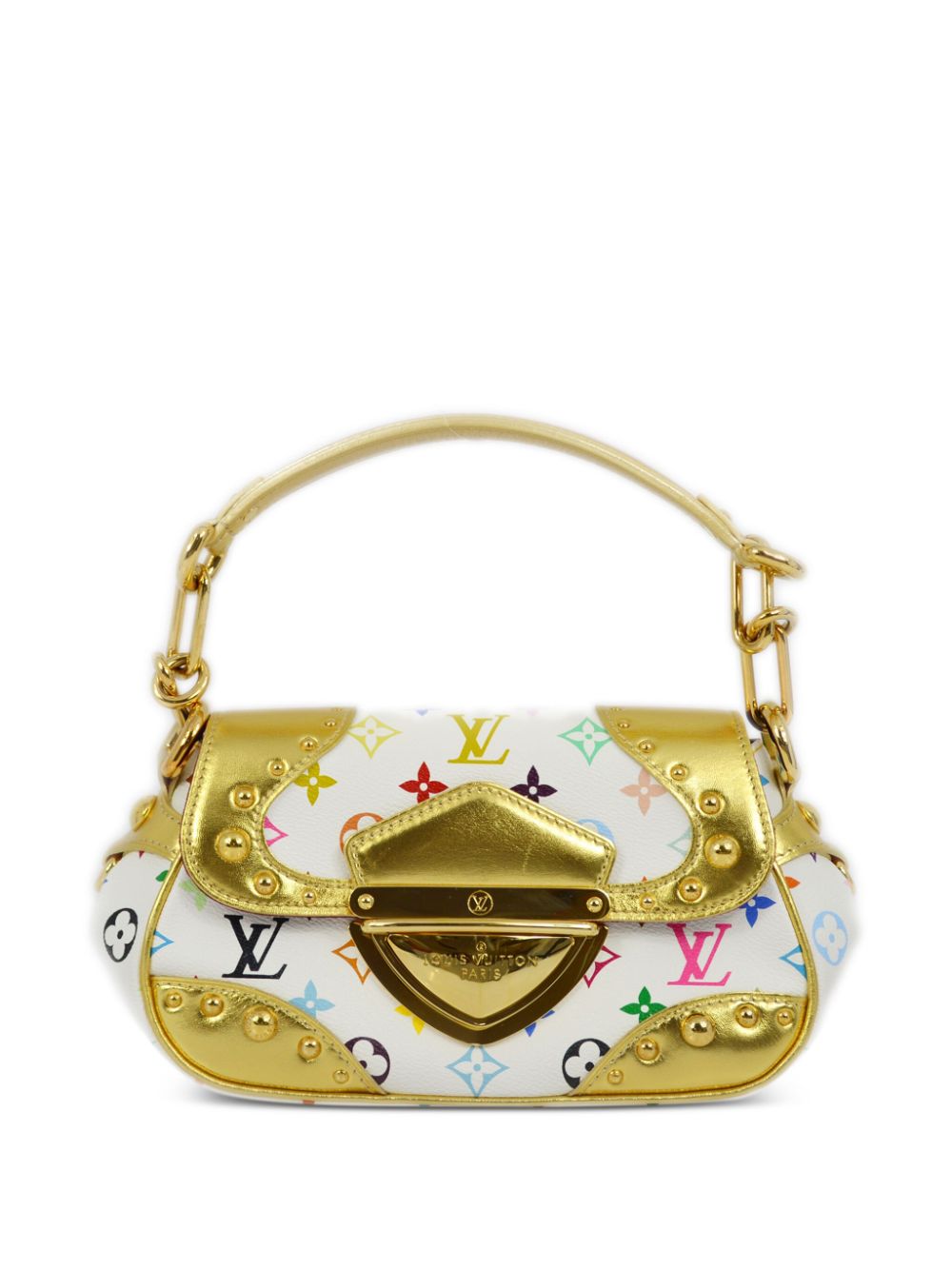 Pre-owned Louis Vuitton X Takashi Murakami 2008 Marilyn Handbag In 白色