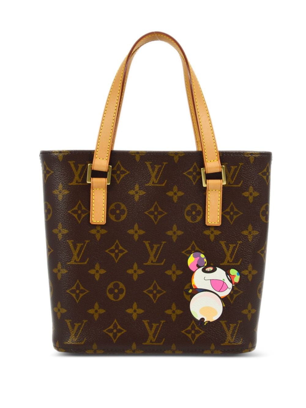 Louis Vuitton Pre-Owned 2004 pre-owned x Takashi Murakami Panda Vavin Handtasche - Braun