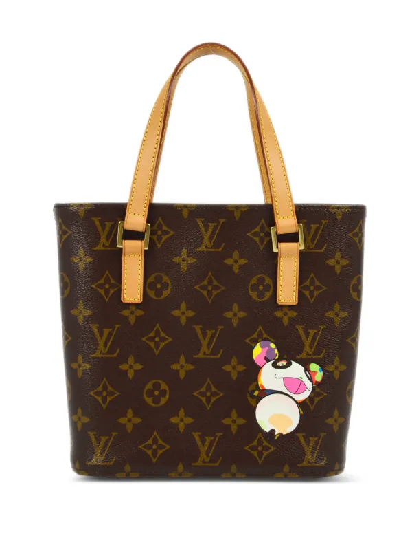 Louis Vuitton Pre-Owned x Takashi Murakami 2004 Panda Vavin PM Tote Bag  Brown FARFETCH TH