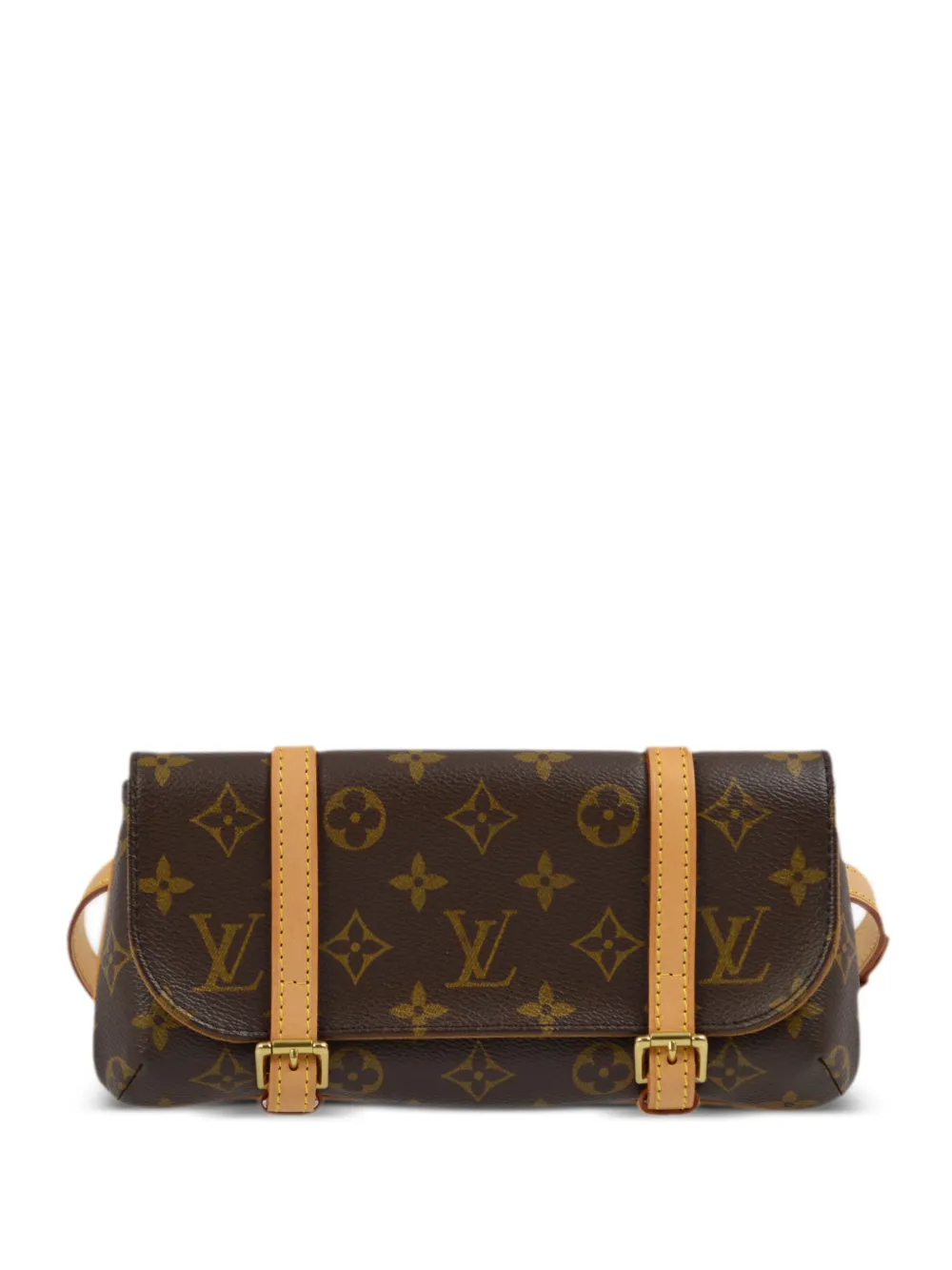 Pre-owned Louis Vuitton 2005 Pochette Marelle Belt Bag In Brown