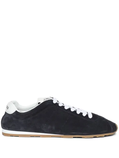 Miu Miu baskets en daim - Bleu - Miu Miu - Modalova