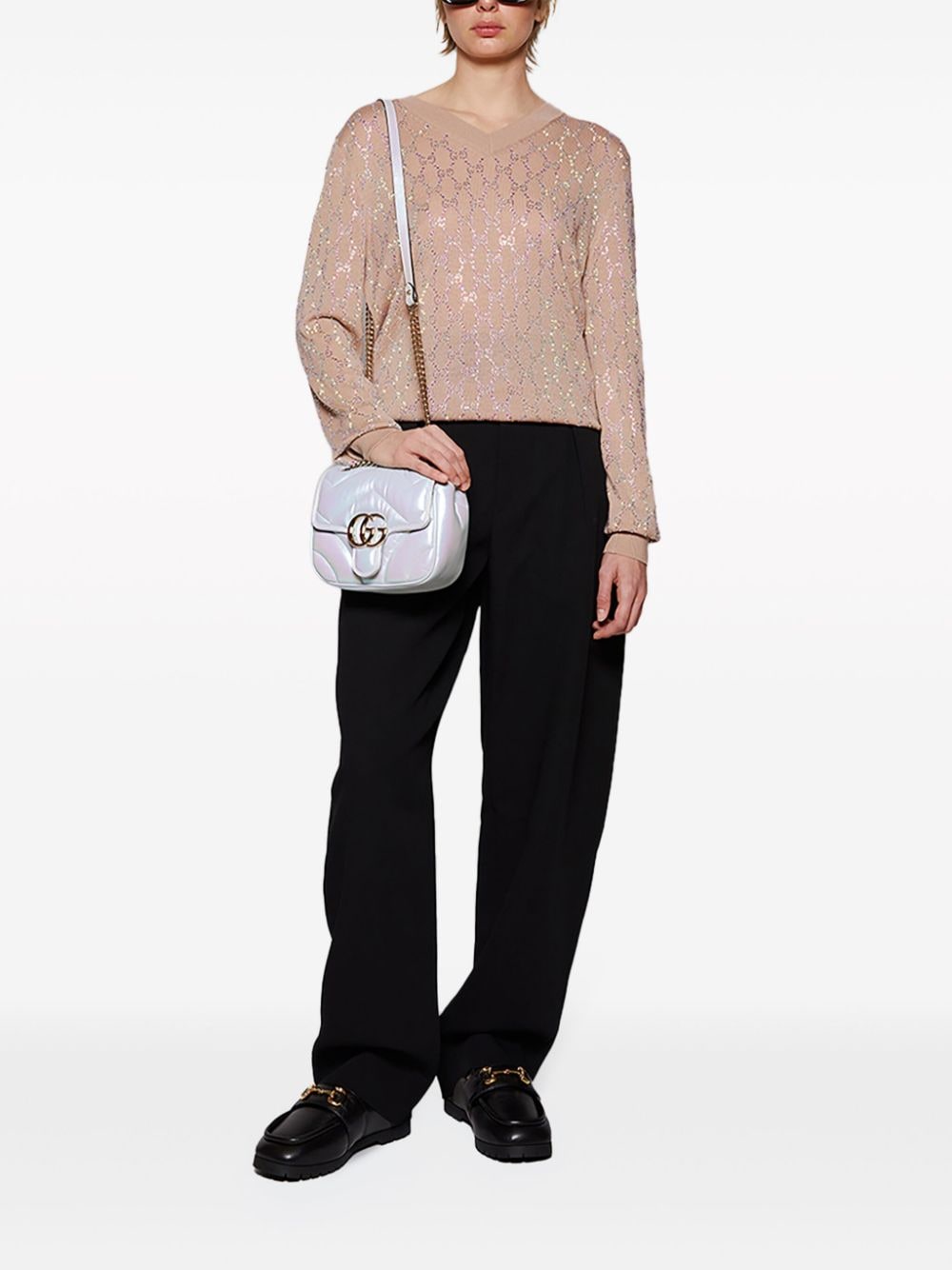 Image 2 of Gucci mini GG Marmont shoulder bag