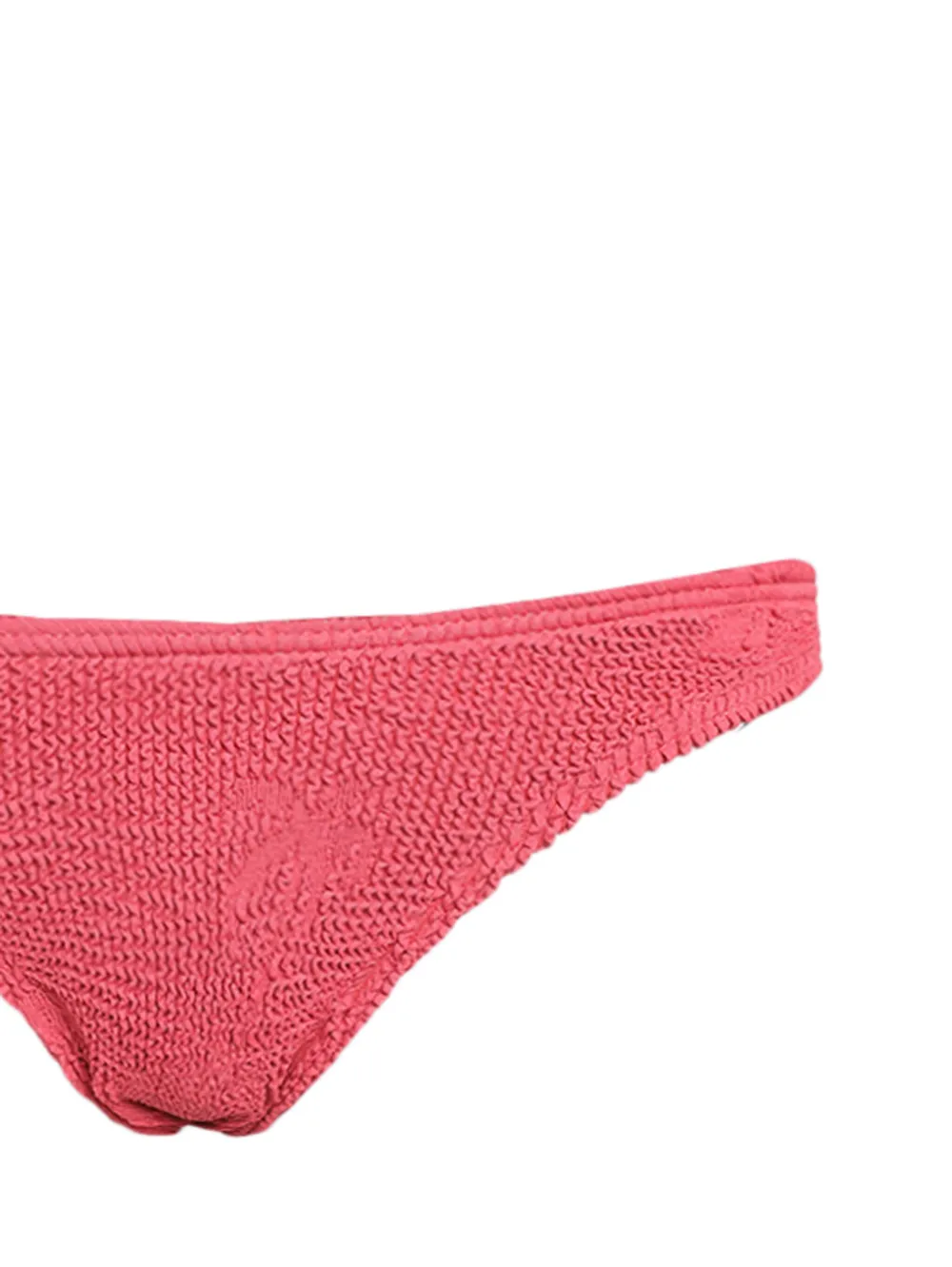 Bound Scene Palm-pattern Bikini Bottoms In Pink