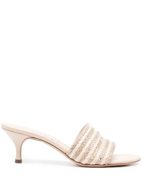 Casadei mules Limelight con tacón de 70mm