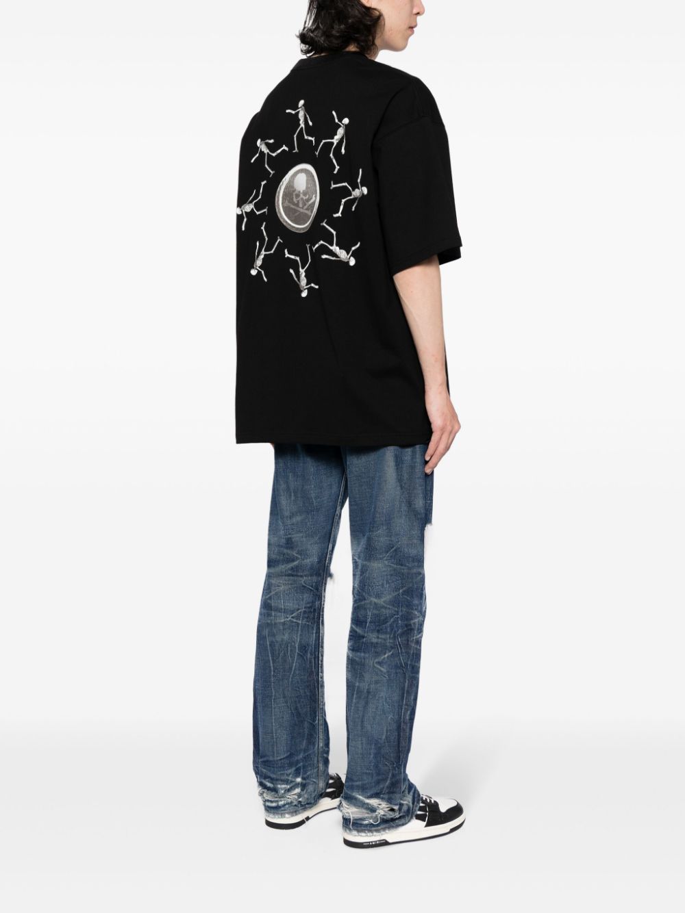 Image 2 of Mastermind Japan Circle Skull cotton T-shirt