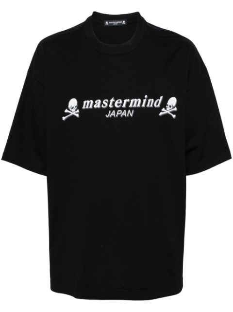 Mastermind Japan 3D skull-print cotton T-shirt