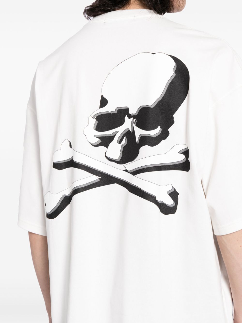 Shop Mastermind Japan Logo-print T-shirt In White