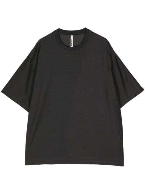 Attachment crew-neck lightweight T-shirt