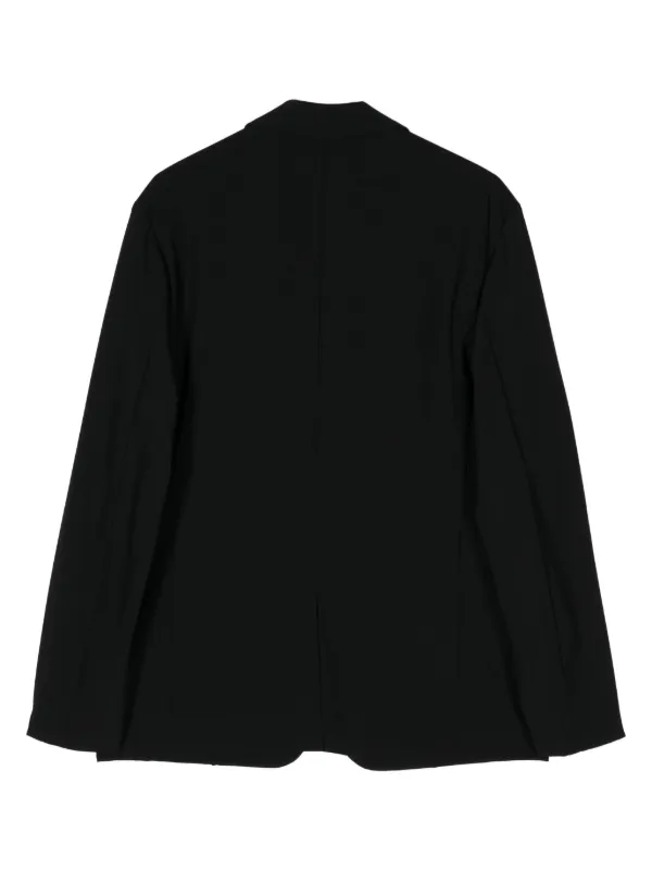 Attachment single-breasted Blazer | Black | FARFETCH
