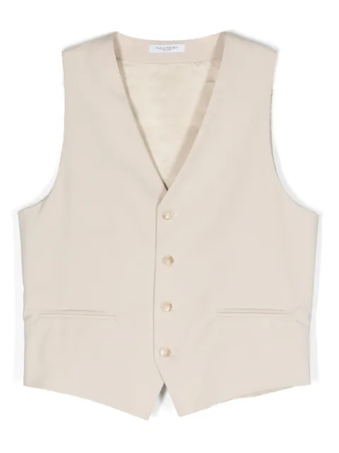 Paolo Pecora Kids dart-detail waistcoat