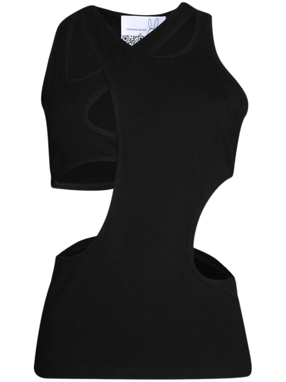 Natasha Zinko top con aberturas | negro | Image 1