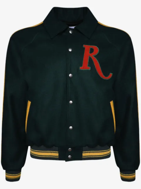 RHUDE Varsity wool bomber jacket